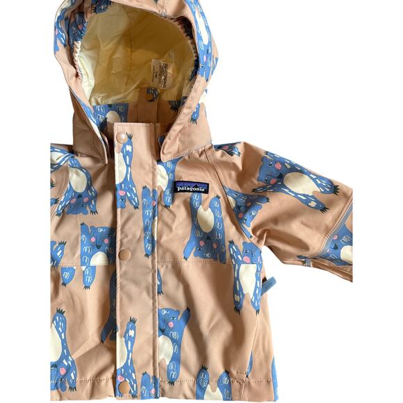 Infant Patagonia All Seasons 3-in-1 Rain Jacket Shell Only Size 3-6 months Bear - Picture 3 of 7